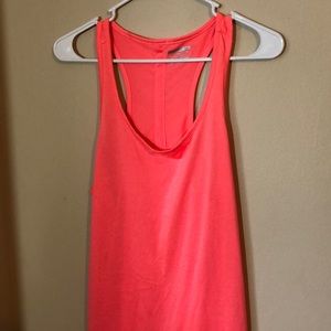 Neon pink workout shirt